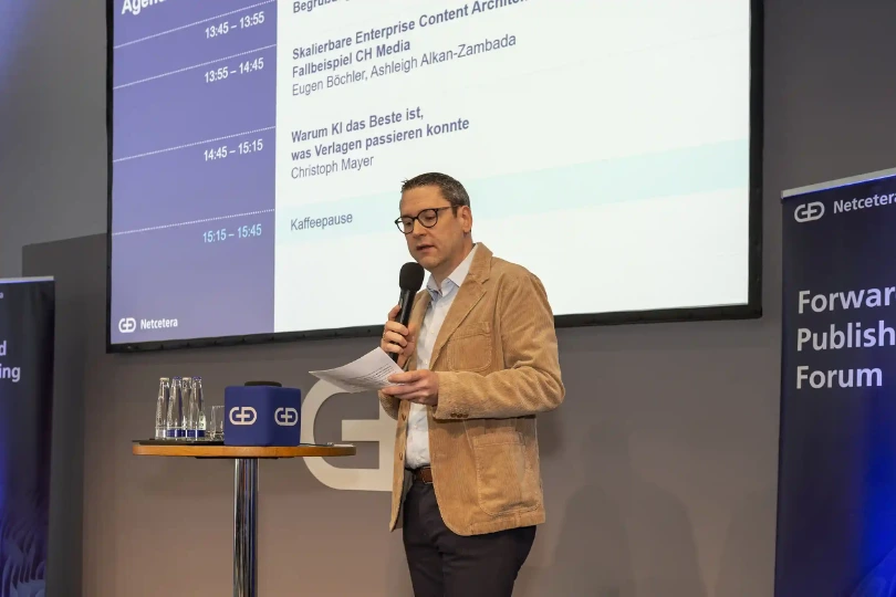 Ruediger Vogt presenting