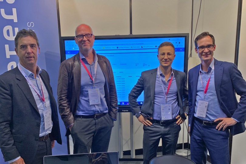 The team: Mike Franz, Marc Schulz, Fabio Kornek and Martin Meier (from left).
