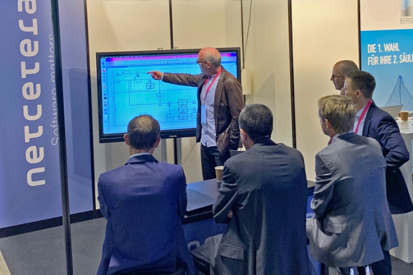 Full house at the demo of the new solution