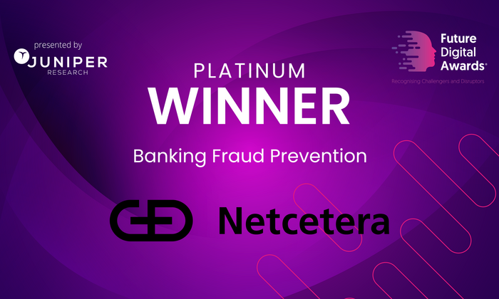 G+D Netcetera wins Platinum for fraud prevention at Juniper Research Future Digital Awards 