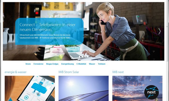 iwb.ch – fresh and customer friendly
